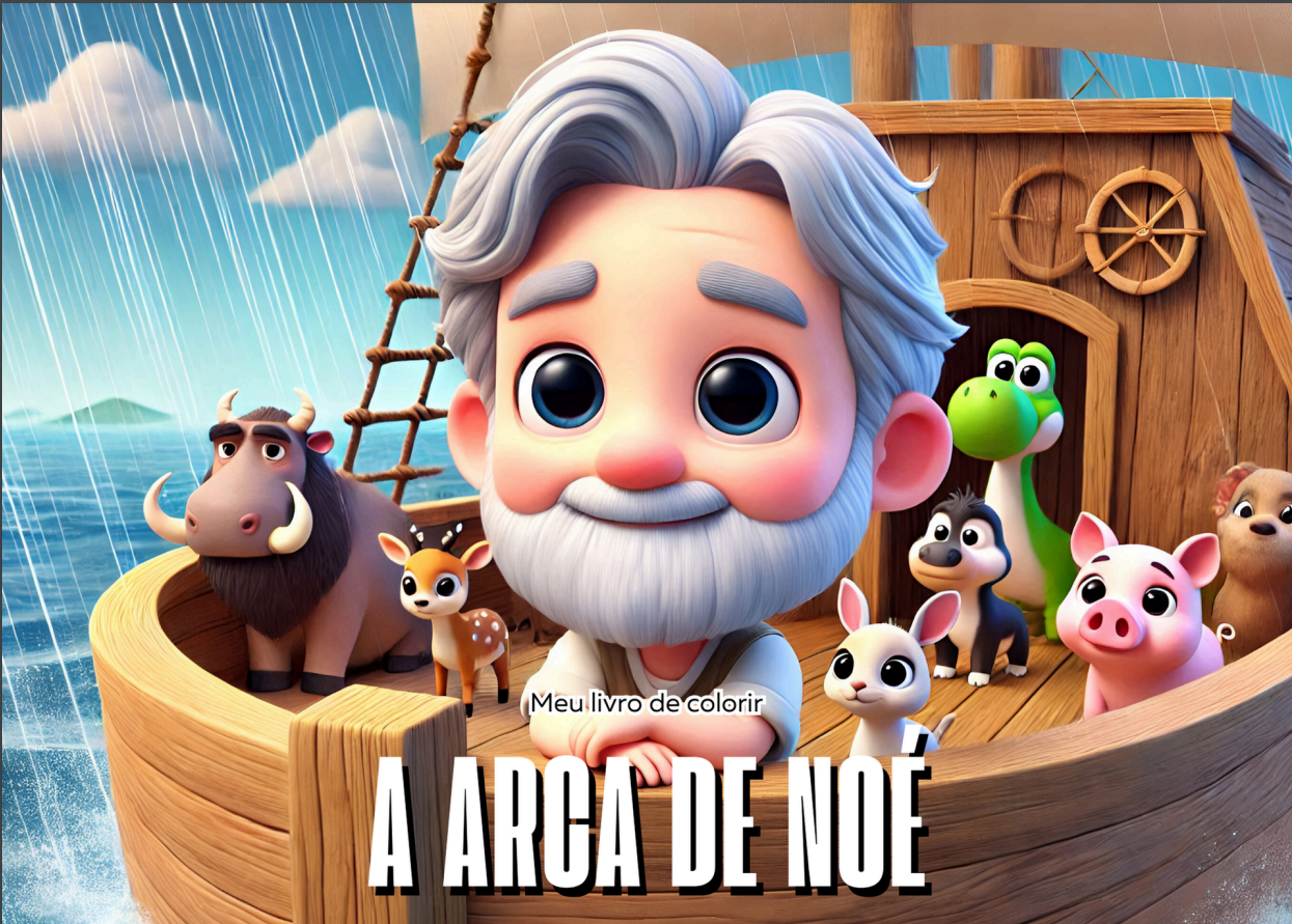 Livro de Colorir Bíblico para Crianças